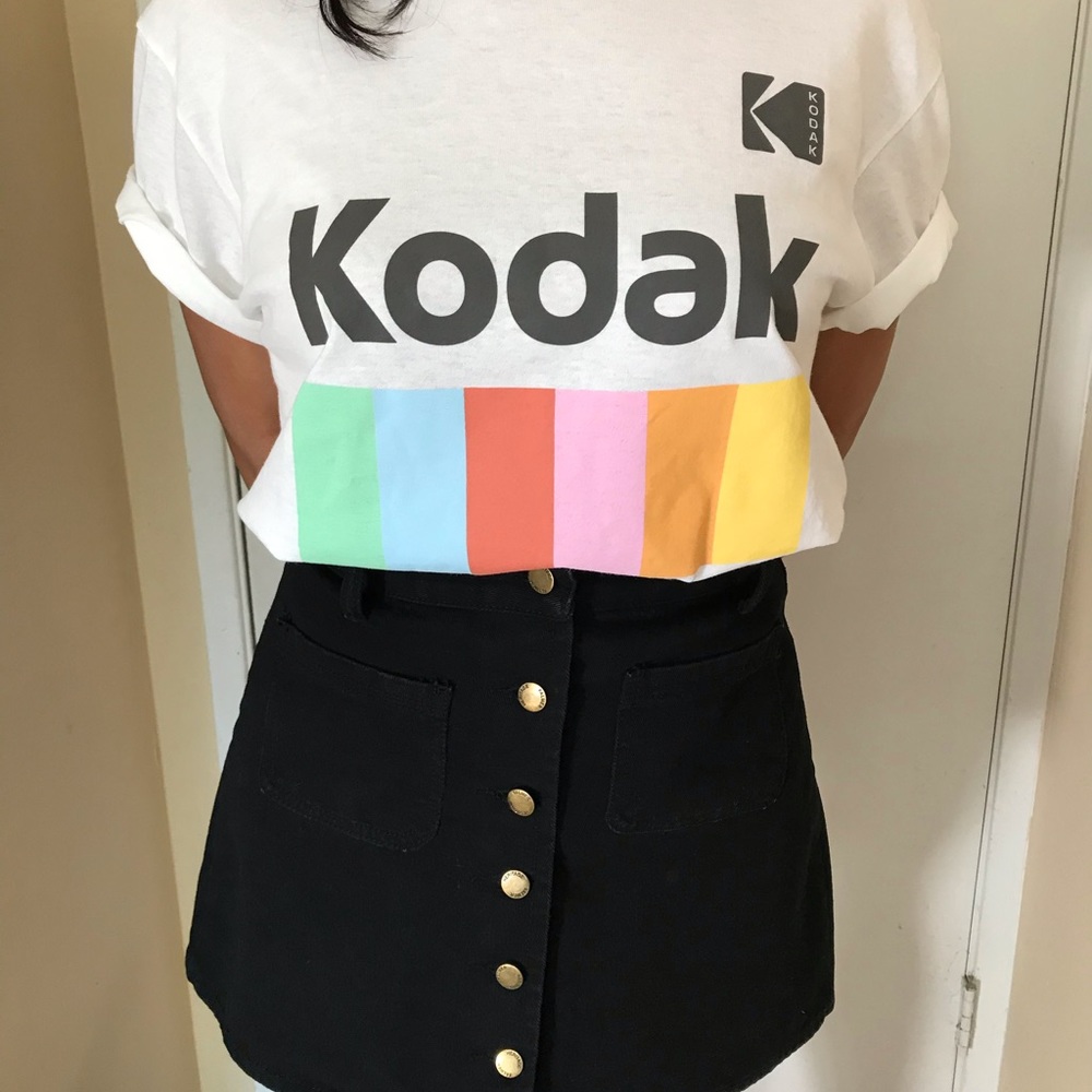White Kodak T-Shirt Size Medium